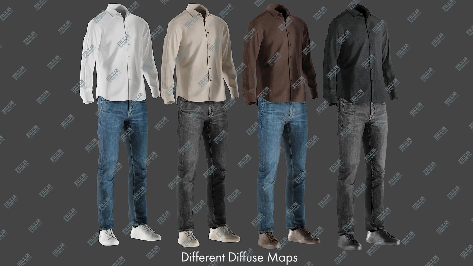 images/goods_img/2021040164/3D Men's Jeans with Shirt and Shoes 13/3.jpg